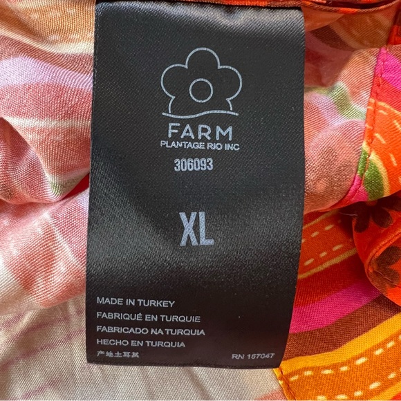 NWT FARM RIO Farm Rio Forest Mixed Scarves Top Size XL. - Picture 7 of 10